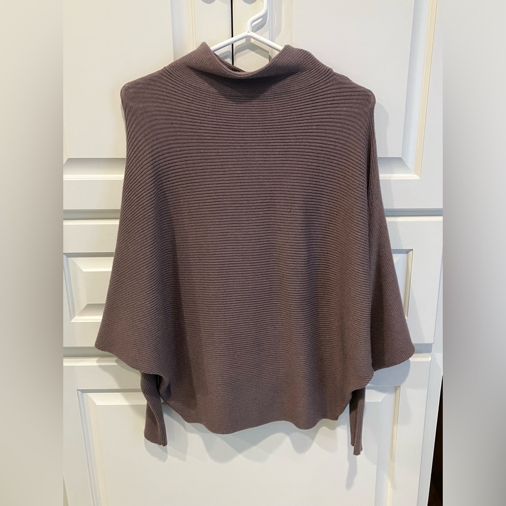 Philosophy size small taupe sweater with dolman sleeves